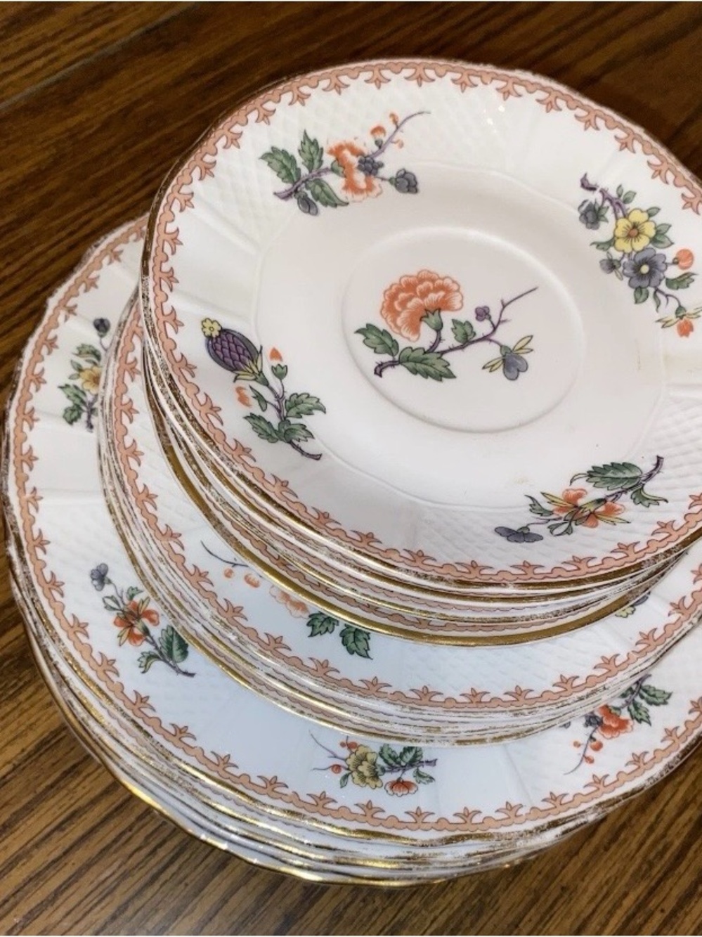 Bernardaud Limoges “Vieux Rouen” Set of 14 plates